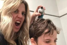 Фото - Мать семейства объяснила, почему щедро опрыскивает детские шевелюры лаком для волос