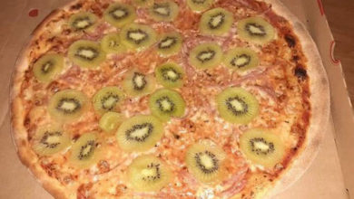 Фото - Пицца, украшенная кусочками киви, вызвала бурную дискуссию в соцсетях