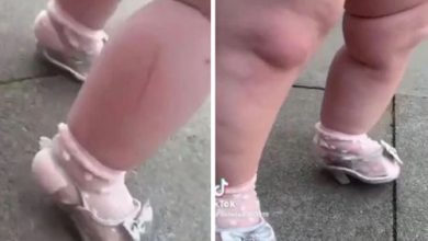 Фото - Малышка в туфельках на каблуках возмутила и шокировала пользователей интернета