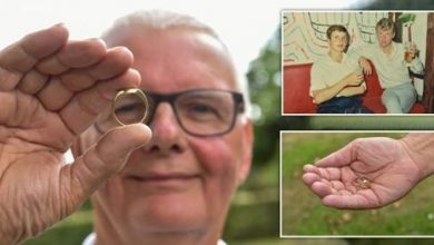 Фото - Мужчина получил обратно кольцо, соскользнувшее с его пальца 54 года назад