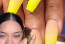 Фото - Клиентку разочаровали неоново-жёлтые ногти, которые ей сделали в маникюрном салоне