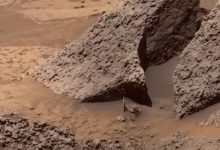Фото - Охотник за аномалиями обнаружил на Марсе воина со щитом